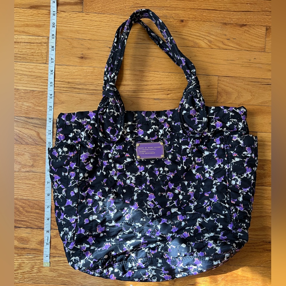 Marc Jacobs Standard Supply Quilted Tote in Purple Floral